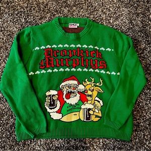 Super Rare Dropkick Murphy’s “Ugly Christmas” Sweater